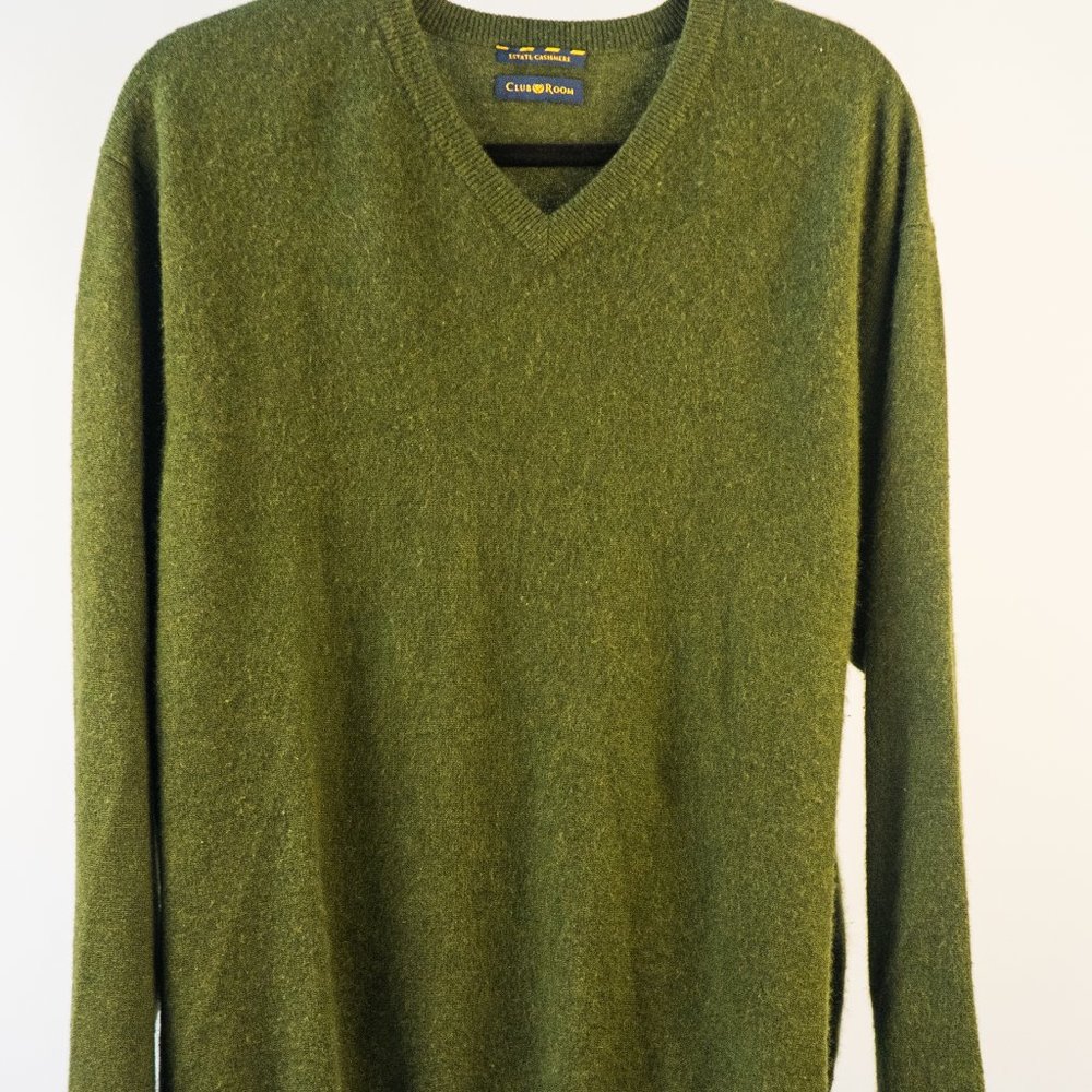 Vintage Green Cashmere Sweater